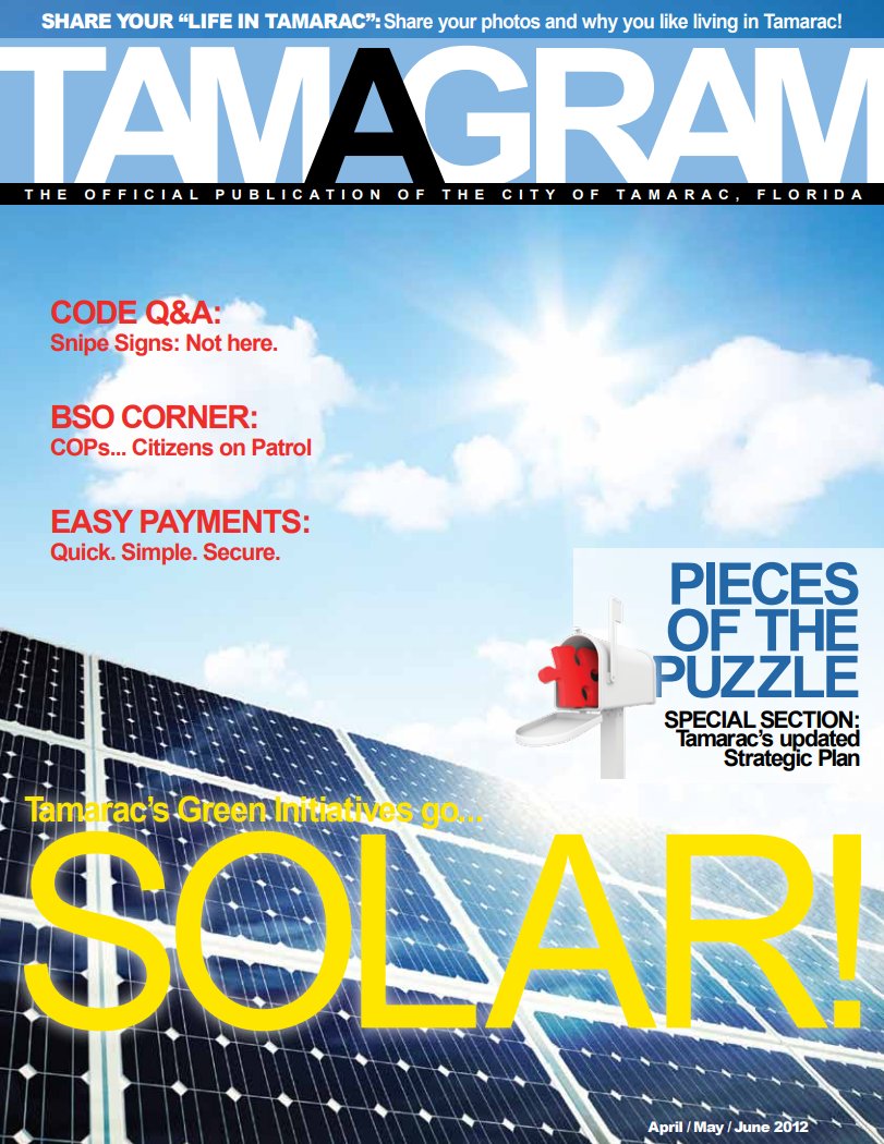 Solar panels with sky background