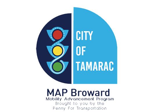 Logo for Broward's Mobility Advancement Program naming Tamarac  