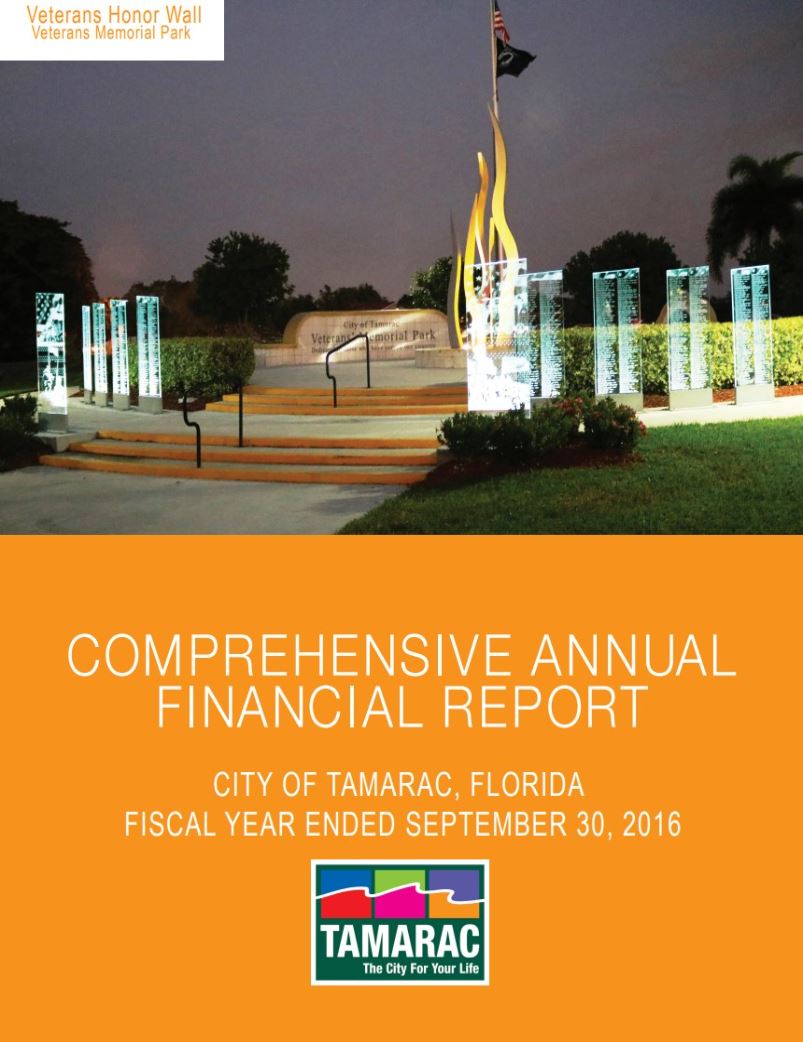 Comprehensive Annual Financial Report 2016
