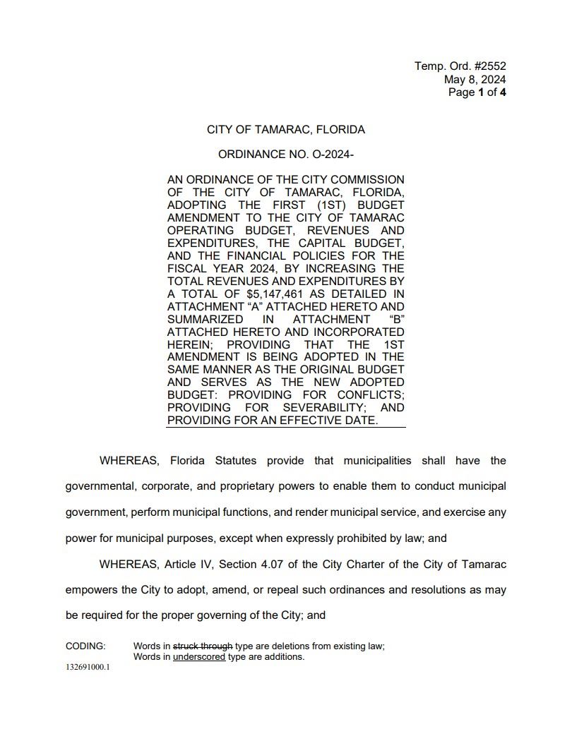 FY 2024 1st amendment